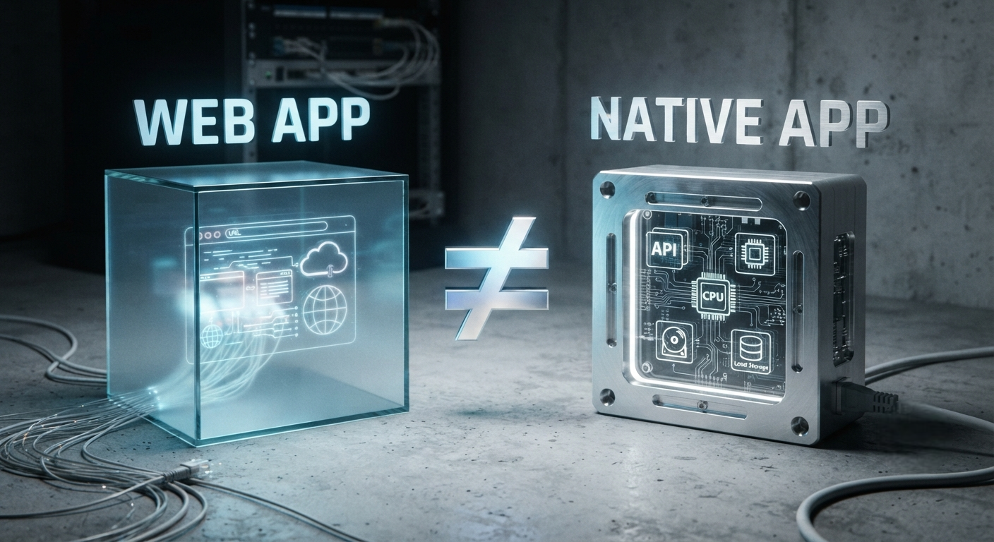Web App vs. Native App Developement Differences 1 Web App vs Native App